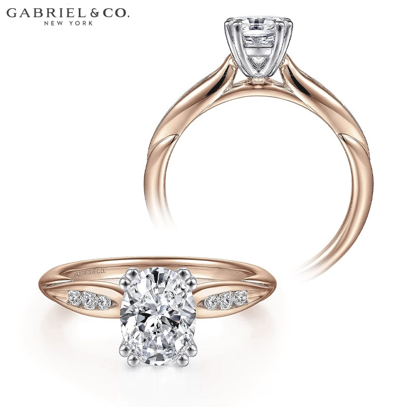 1.00ctr-2.00ctr Oval Cut Lab Grown Diamond Ring Tailor Made