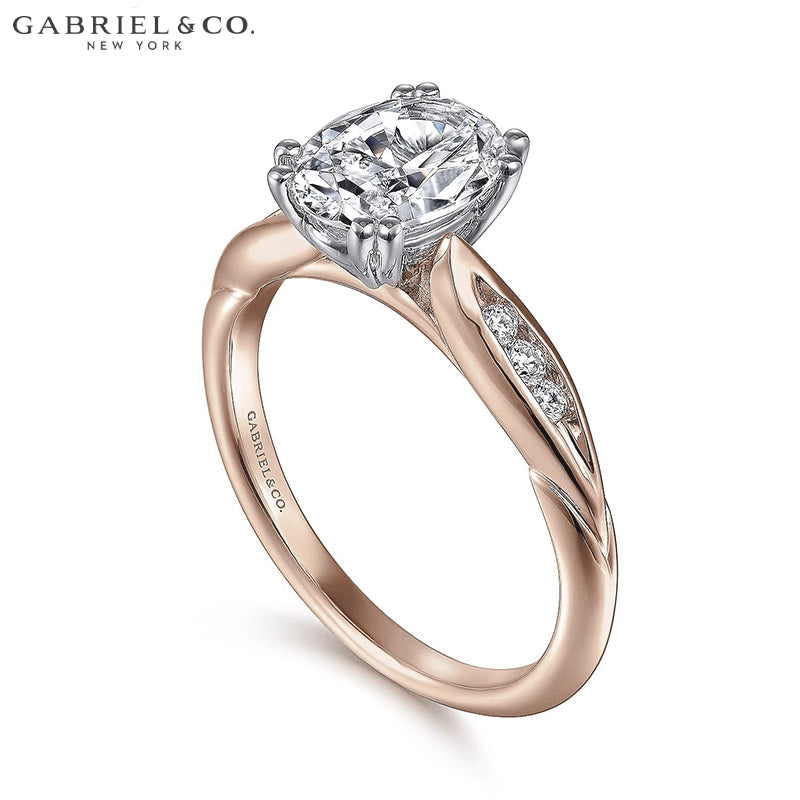 1.00ctr-2.00ctr Oval Cut Lab Grown Diamond Ring Tailor Made
