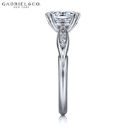 1.10ctw Oval Cut Lab Grown Diamond Ring