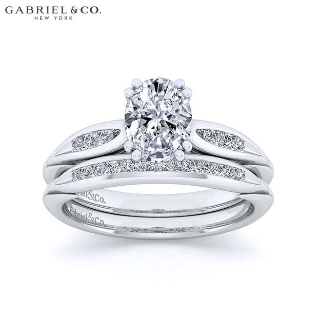 1.10ctw Oval Cut Lab Grown Diamond Ring
