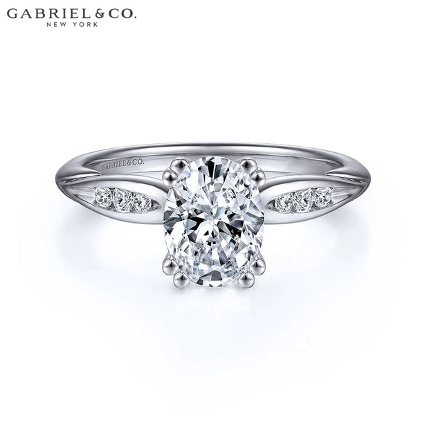 1.10ctw Oval Cut Lab Grown Diamond Ring