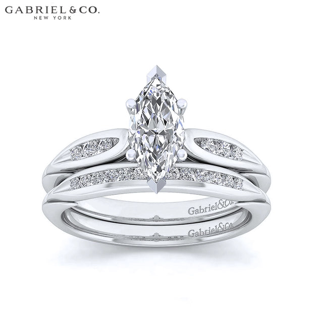 0.75ctr-3.00ctr Marquise Cut Diamond Customizable Ring