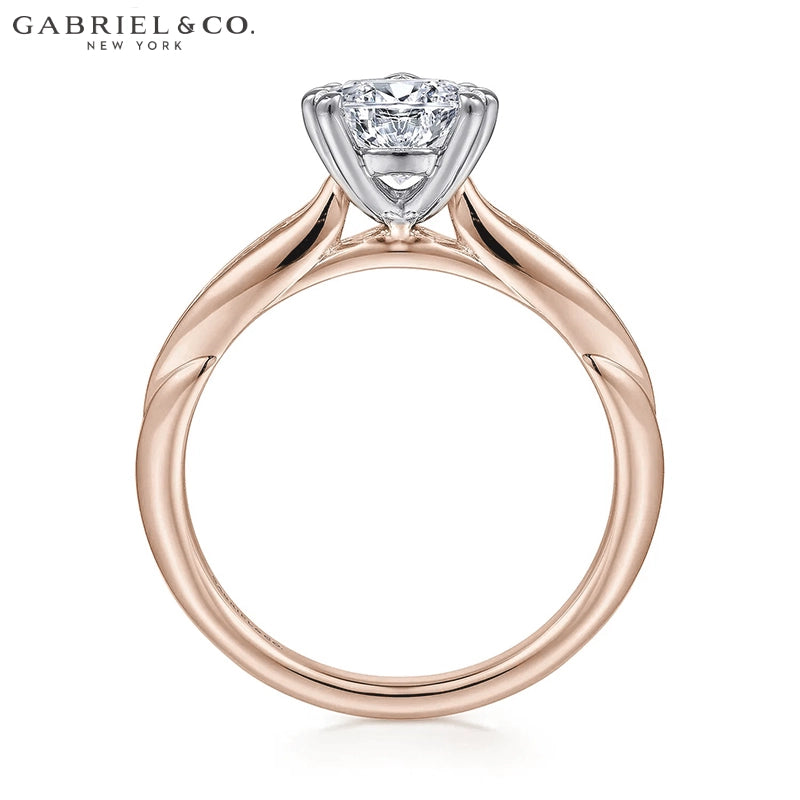 1.00ctr-2.00ctr Pear Cut Lab Grown Diamond Ring