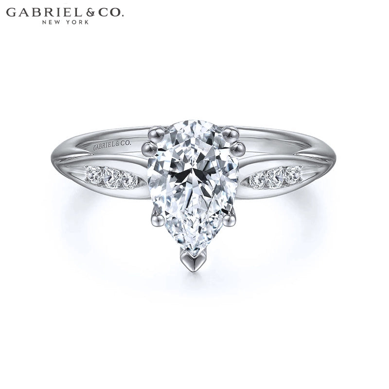 2.14ctw Pear Cut Lab Grown Diamond Ring