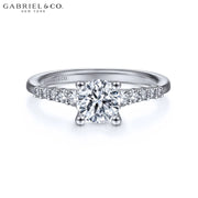 1.00ctw Round Cut Lab Grown Diamond Ring