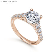 1.50ctr-3.00ctr Round Cut Lab Grown Diamond Ring