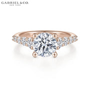 1.50ctr-3.00ctr Round Cut Lab Grown Diamond Ring