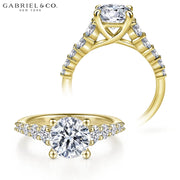 1.50ctr-3.00ctr Round Cut Lab Grown Diamond Ring