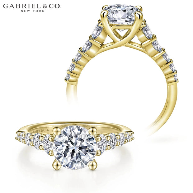 1.50ctr-3.00ctr Round Cut Lab Grown Diamond Ring