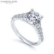 1.50ctr-3.00ctr Round Cut Lab Grown Diamond Ring