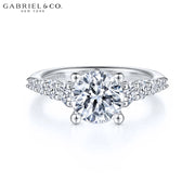 1.50ctr-3.00ctr Round Cut Lab Grown Diamond Ring