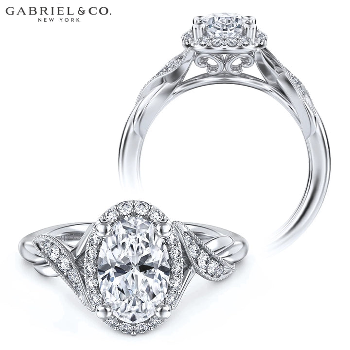 1.67ctw Oval Cut Lab Grown Diamond Ring