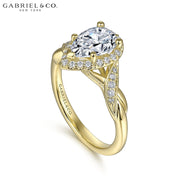 1.19ctw Pear Cut Lab Grown Diamond Ring