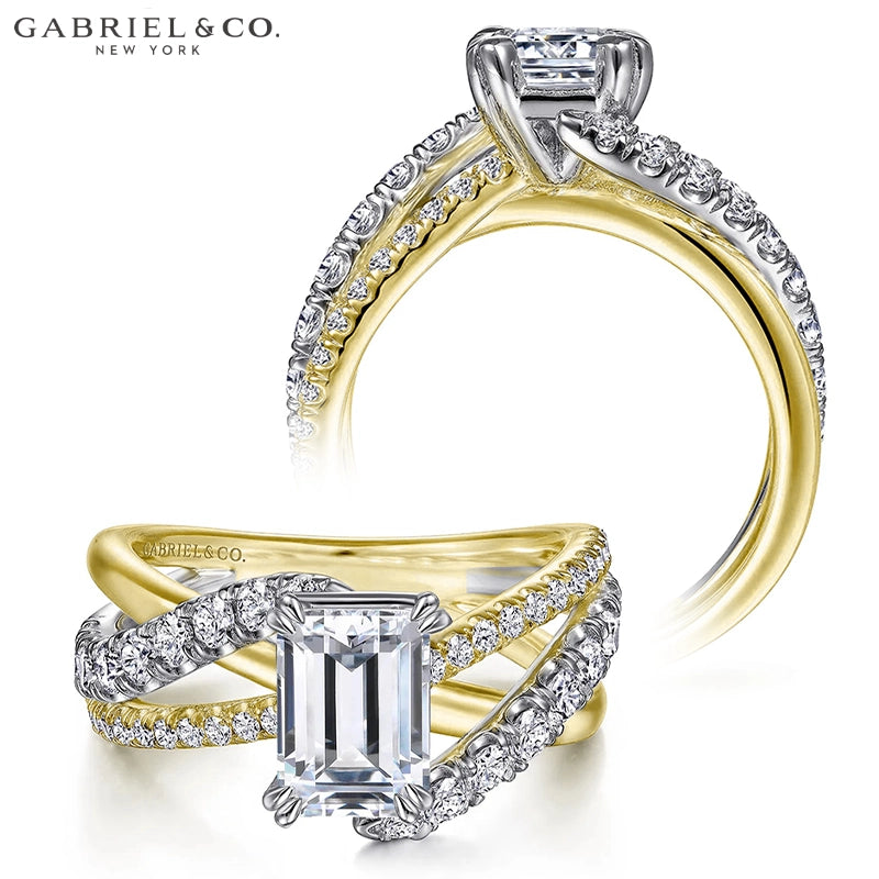 1.25ctr-2.00ctr Emerald Cut Natural Diamond Ring Tailor Made