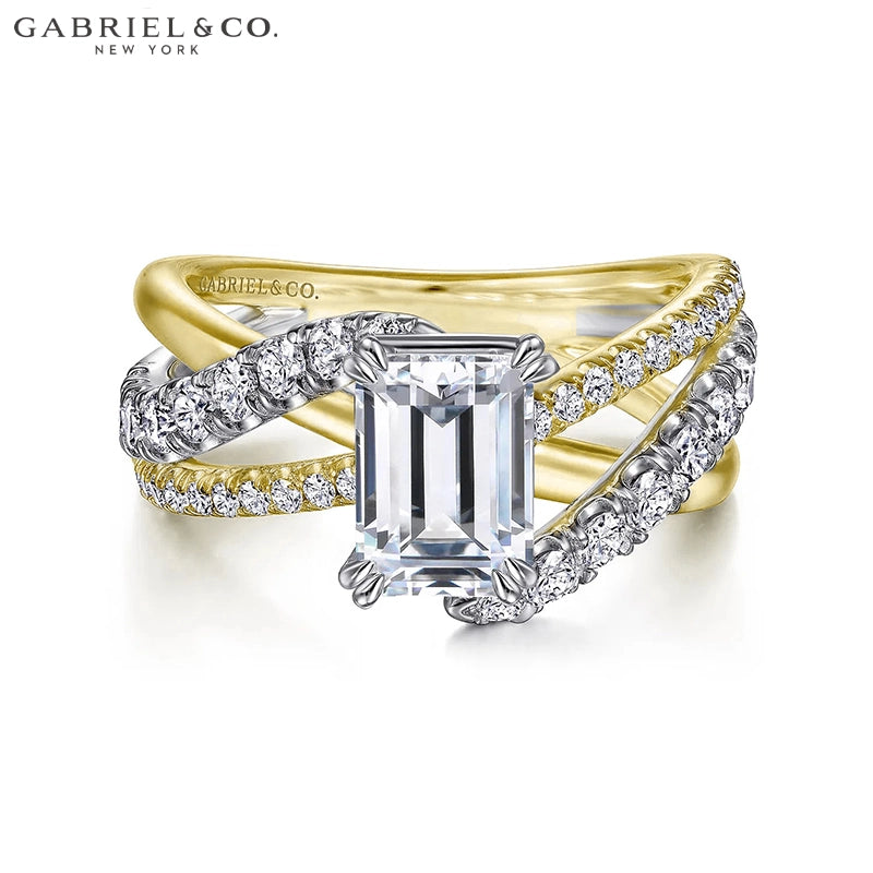 1.25ctr-2.00ctr Emerald Cut Natural Diamond Ring Tailor Made