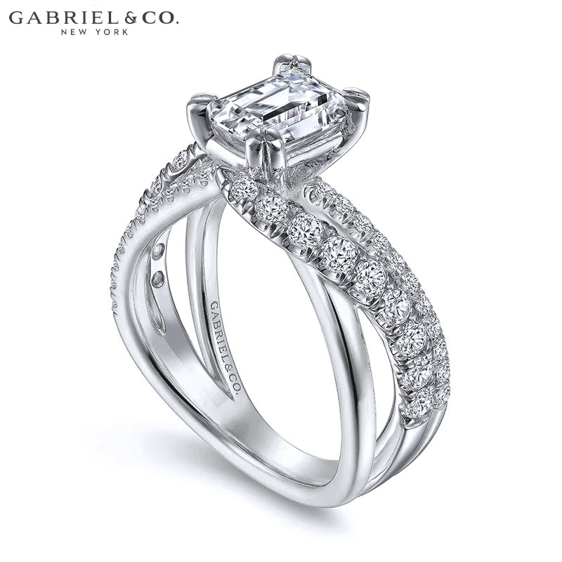1.25ctr-2.00ctr Emerald Cut Natural Diamond Ring Tailor Made