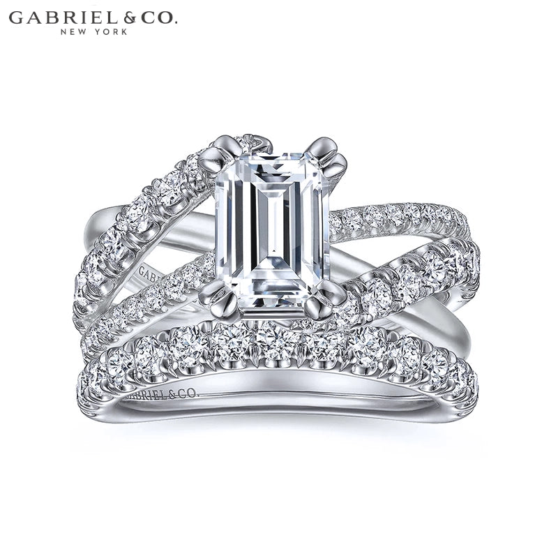 1.25ctr-2.00ctr Emerald Cut Natural Diamond Ring Tailor Made