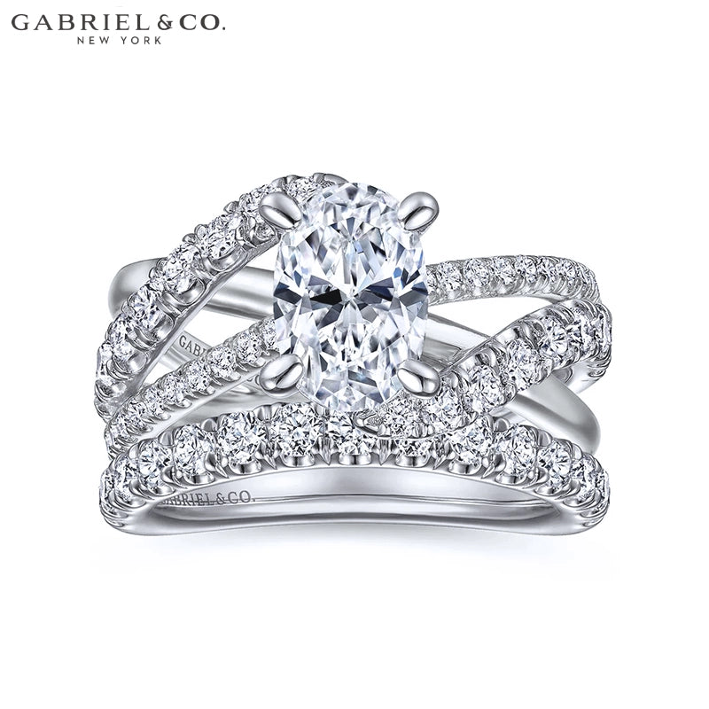 1.25ctr-2.00ctr Oval Cut Natural Diamond Ring Tailor Made