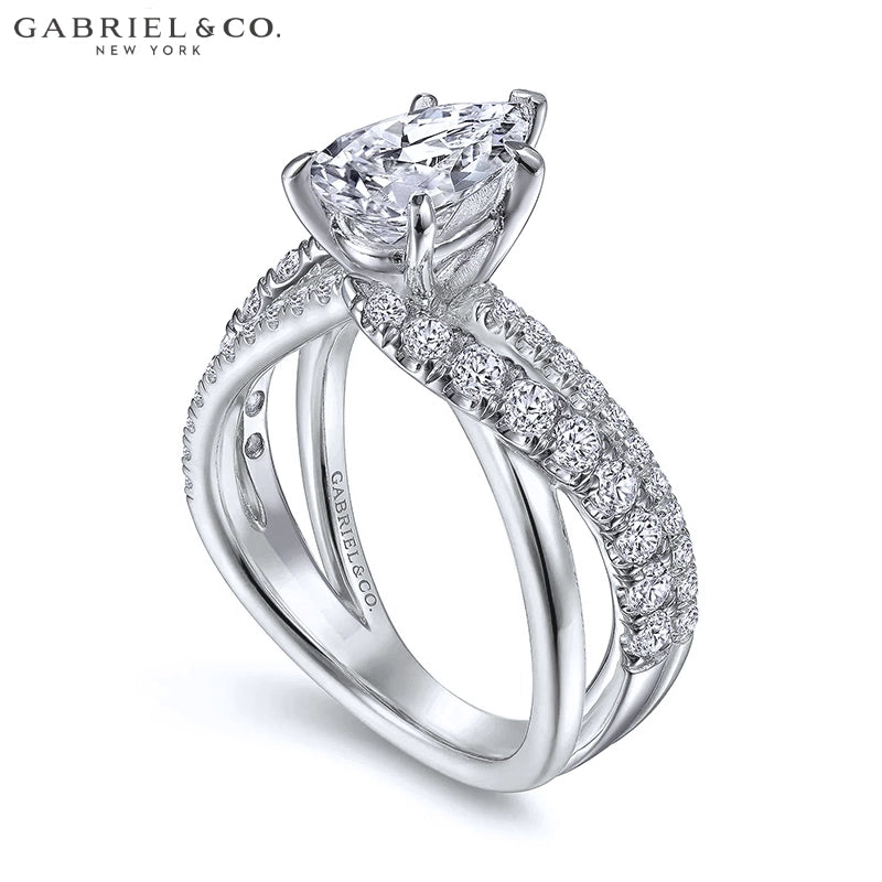 1.25ctr-2.00ctr Pear Cut Natural Diamond Ring Tailor Made