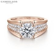 1.50ctr-3.00ctr Round Cut Lab Grown Diamond Ring