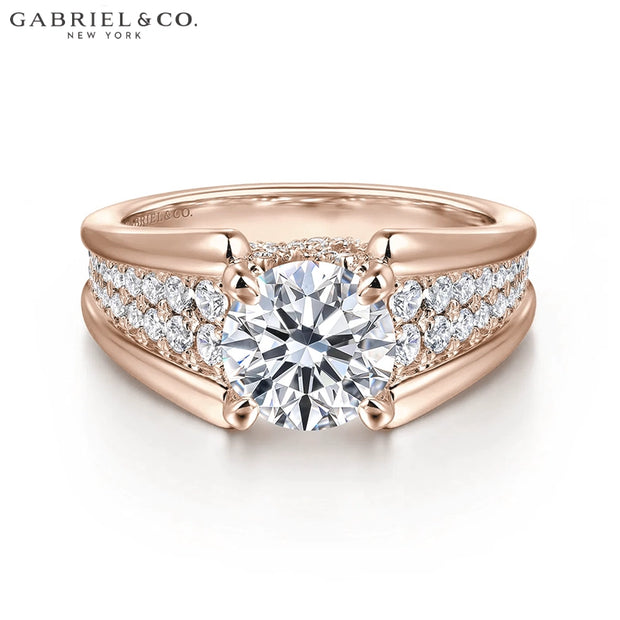 1.50ctr-3.00ctr Round Cut Lab Grown Diamond Ring