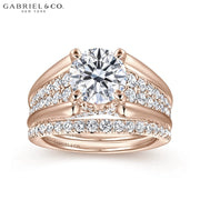 1.50ctr-3.00ctr Round Cut Lab Grown Diamond Ring