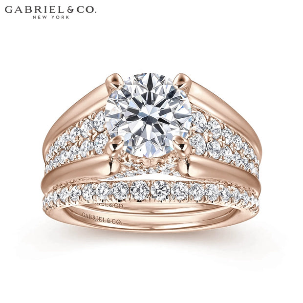 1.50ctr-3.00ctr Round Cut Lab Grown Diamond Ring