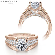 1.50ctr-3.00ctr Round Cut Lab Grown Diamond Ring