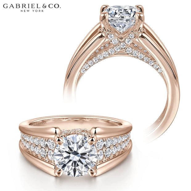 1.50ctr-3.00ctr Round Cut Lab Grown Diamond Ring