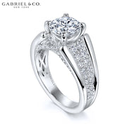 1.50ctr-3.00ctr Round Cut Lab Grown Diamond Ring