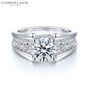 1.50ctr-3.00ctr Round Cut Lab Grown Diamond Ring