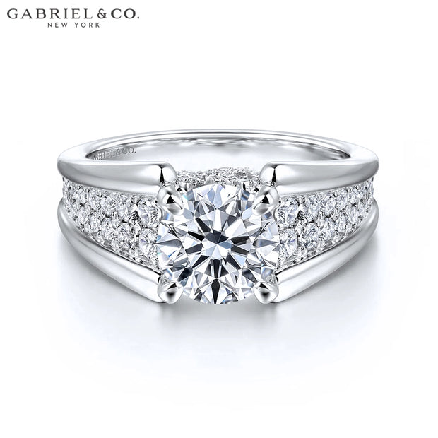1.50ctr-3.00ctr Round Cut Lab Grown Diamond Ring