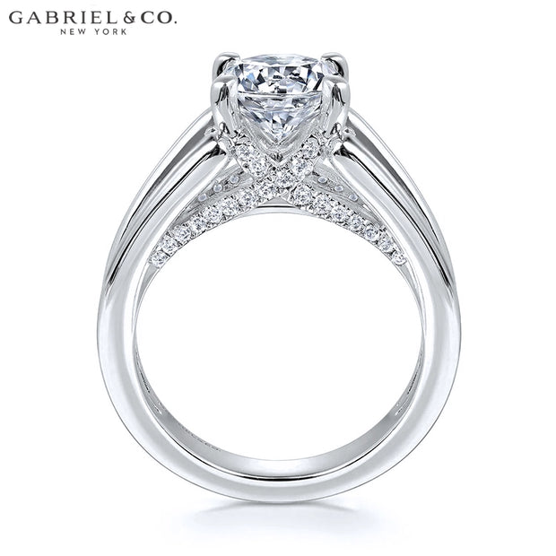 1.50ctr-3.00ctr Round Cut Lab Grown Diamond Ring