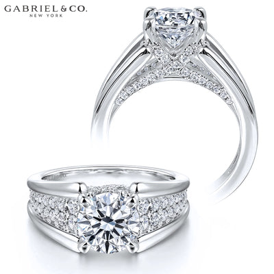 1.50ctr-3.00ctr Round Cut Lab Grown Diamond Ring