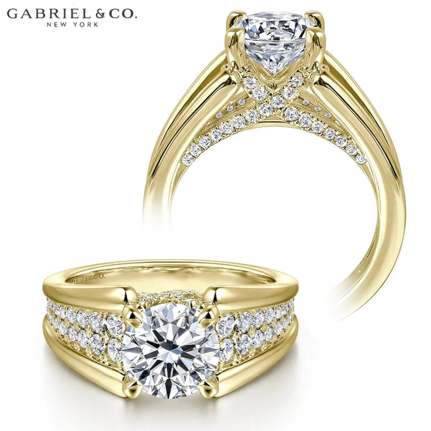 1.50ctr-3.00ctr Round Cut Lab Grown Diamond Ring