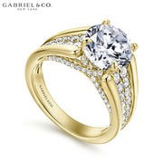 1.50ctr-3.00ctr Round Cut Diamond Customizable Ring