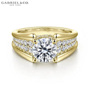 1.50ctr-3.00ctr Round Cut Lab Grown Diamond Ring