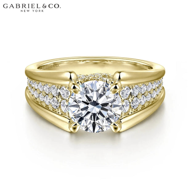 1.50ctr-3.00ctr Round Cut Lab Grown Diamond Ring