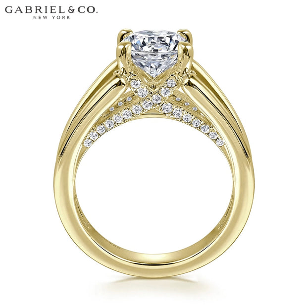 1.50ctr-3.00ctr Round Cut Lab Grown Diamond Ring