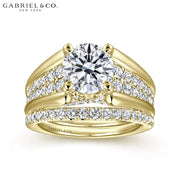 1.50ctr-3.00ctr Round Cut Lab Grown Diamond Ring