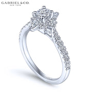 0.80cts Round Cut Lab Grown Diamond Ring