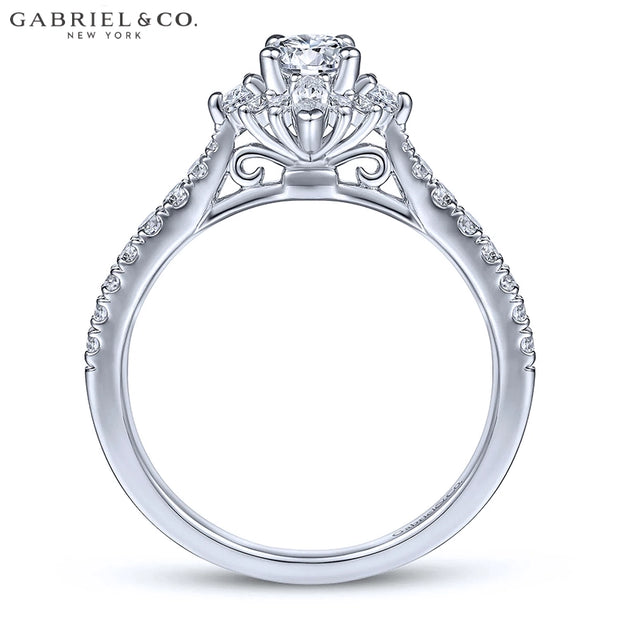 0.80ctw Round Cut Lab Grown Diamond Ring