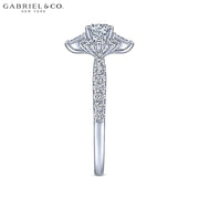 0.80ctw Round Cut Lab Grown Diamond Ring