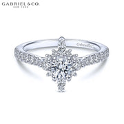 0.80ctw Round Cut Lab Grown Diamond Ring