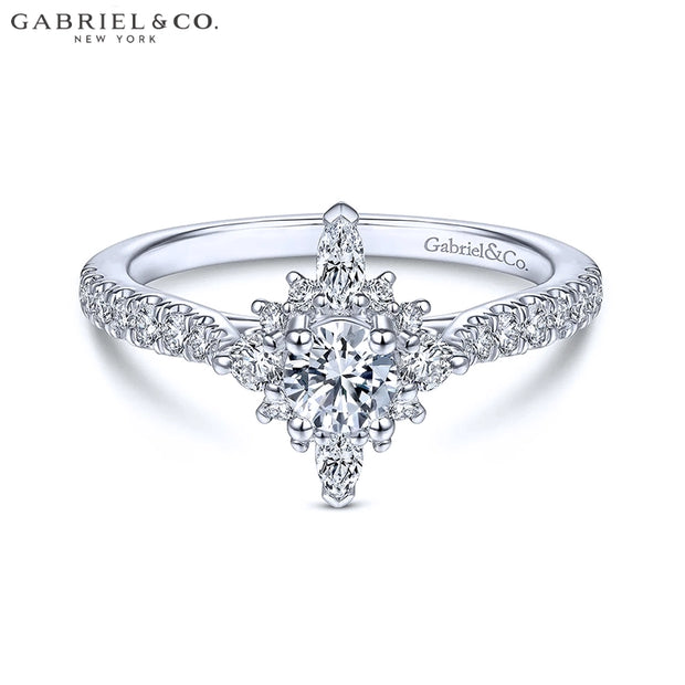 0.80ctw Round Cut Lab Grown Diamond Ring
