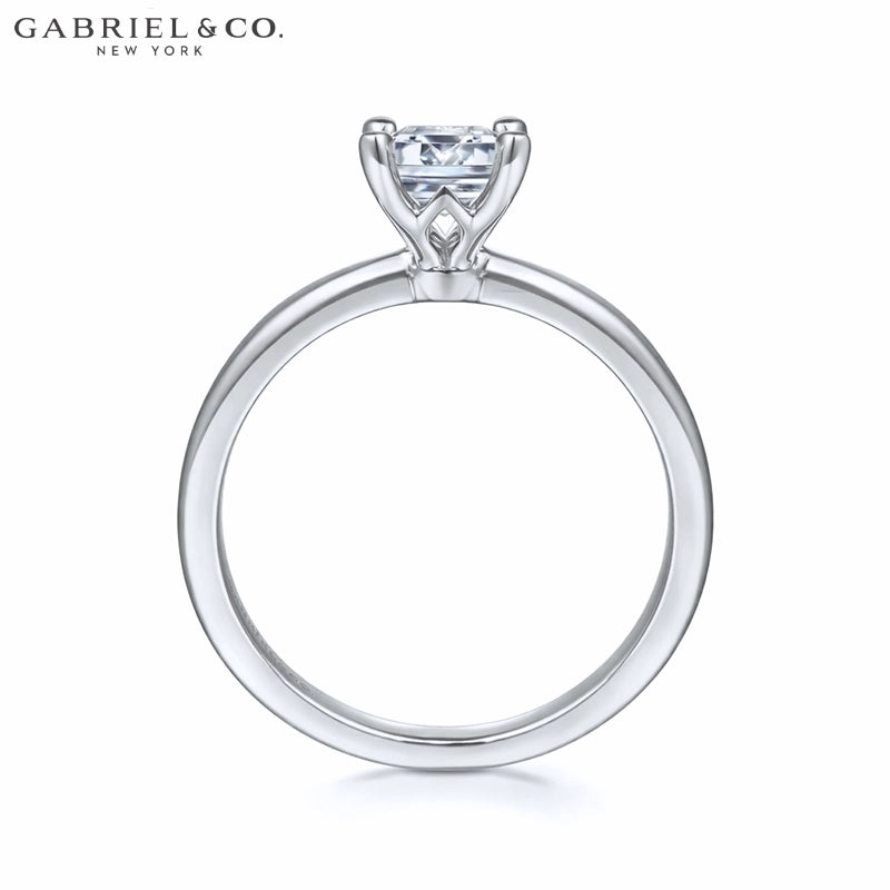 1.00ctr-2.00ctr Emerald Cut Lab Grown Diamond Ring