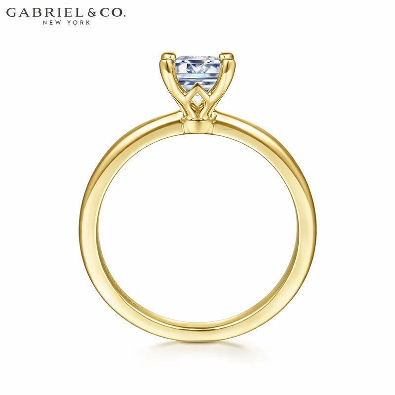 1.00ctr-2.00ctr Emerald Cut Lab Grown Diamond Ring