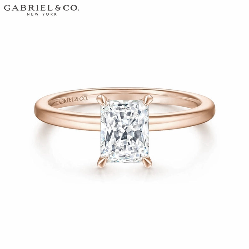1.00ctr-2.00ctr Radiant Cut Lab Grown Diamond Ring
