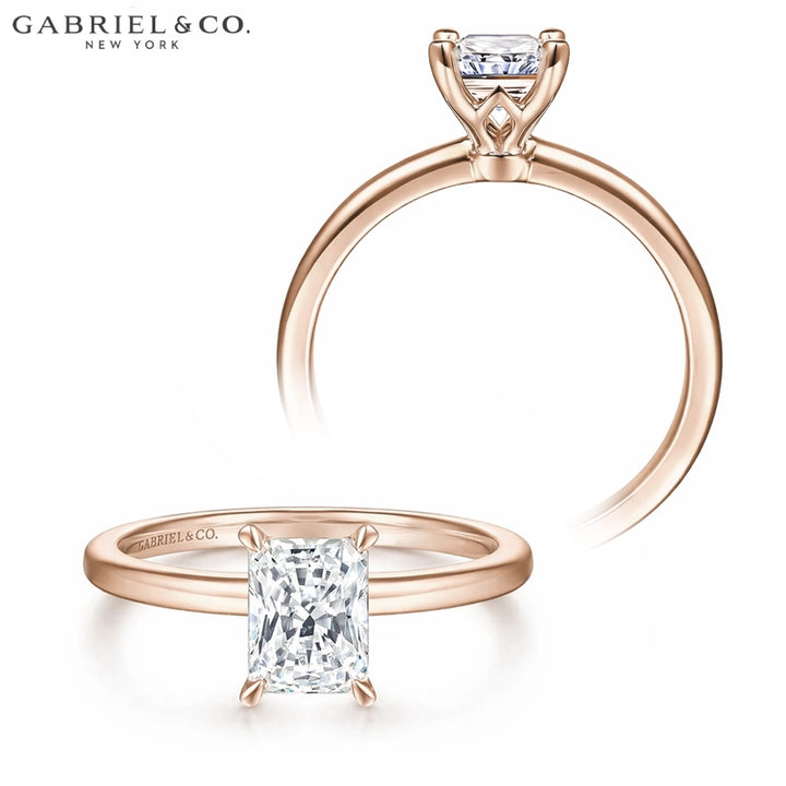 1.00ctr-2.00ctr Radiant Cut Lab Grown Diamond Ring Tailor Made