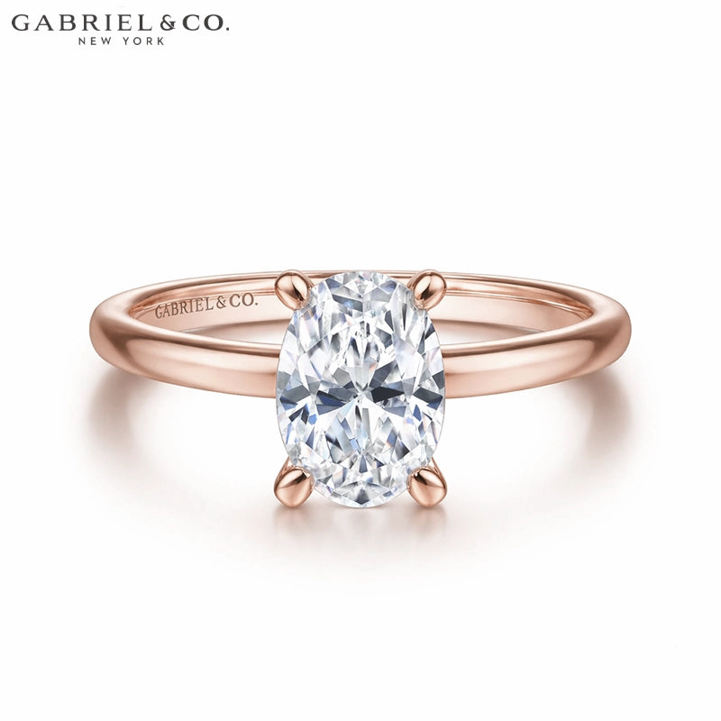 1.00ctr-2.00ctr Oval Cut Lab Grown Diamond Ring Tailor Made